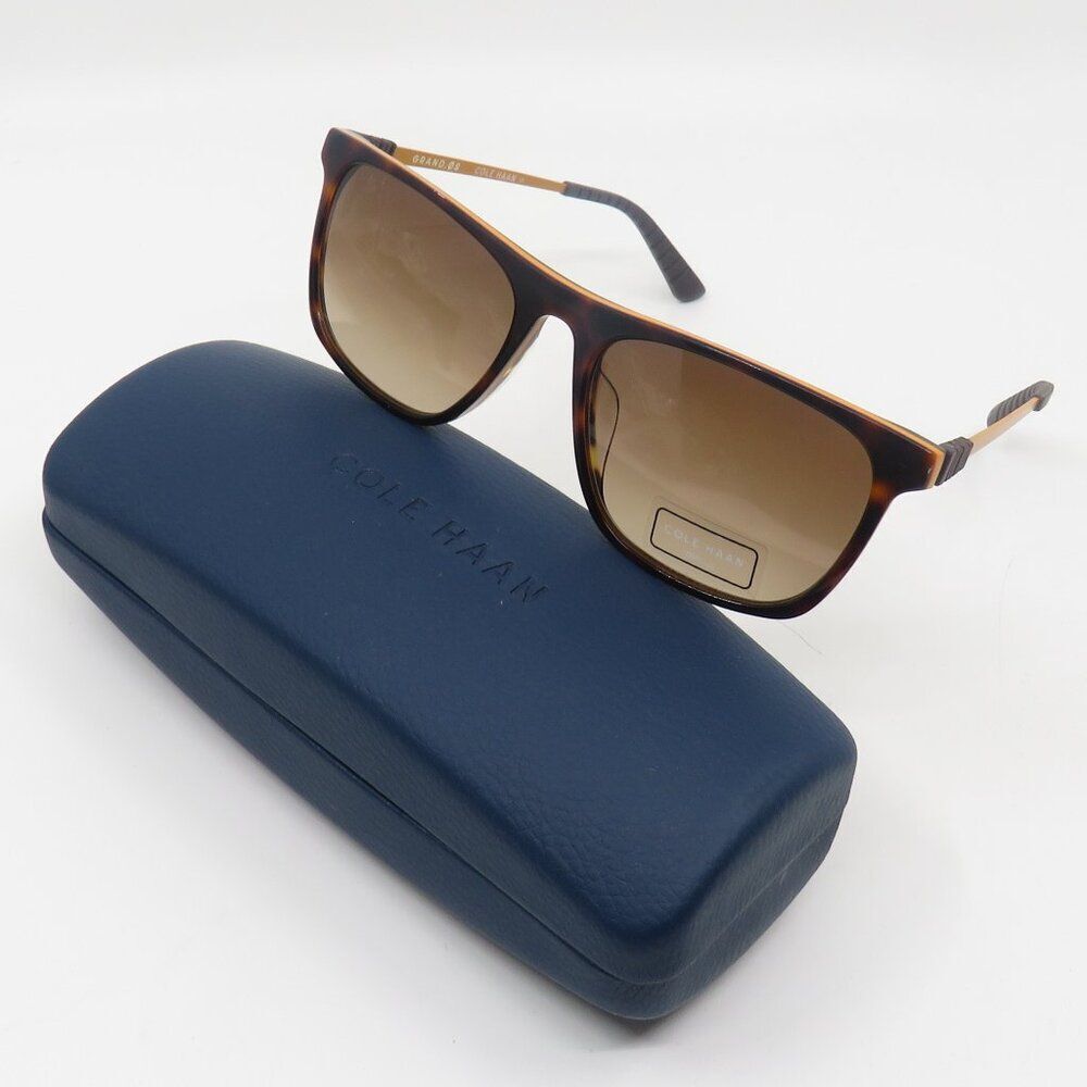 Cole Haan New CH6074 215 Brown Tortoise/Brown Gradient Sunglasses